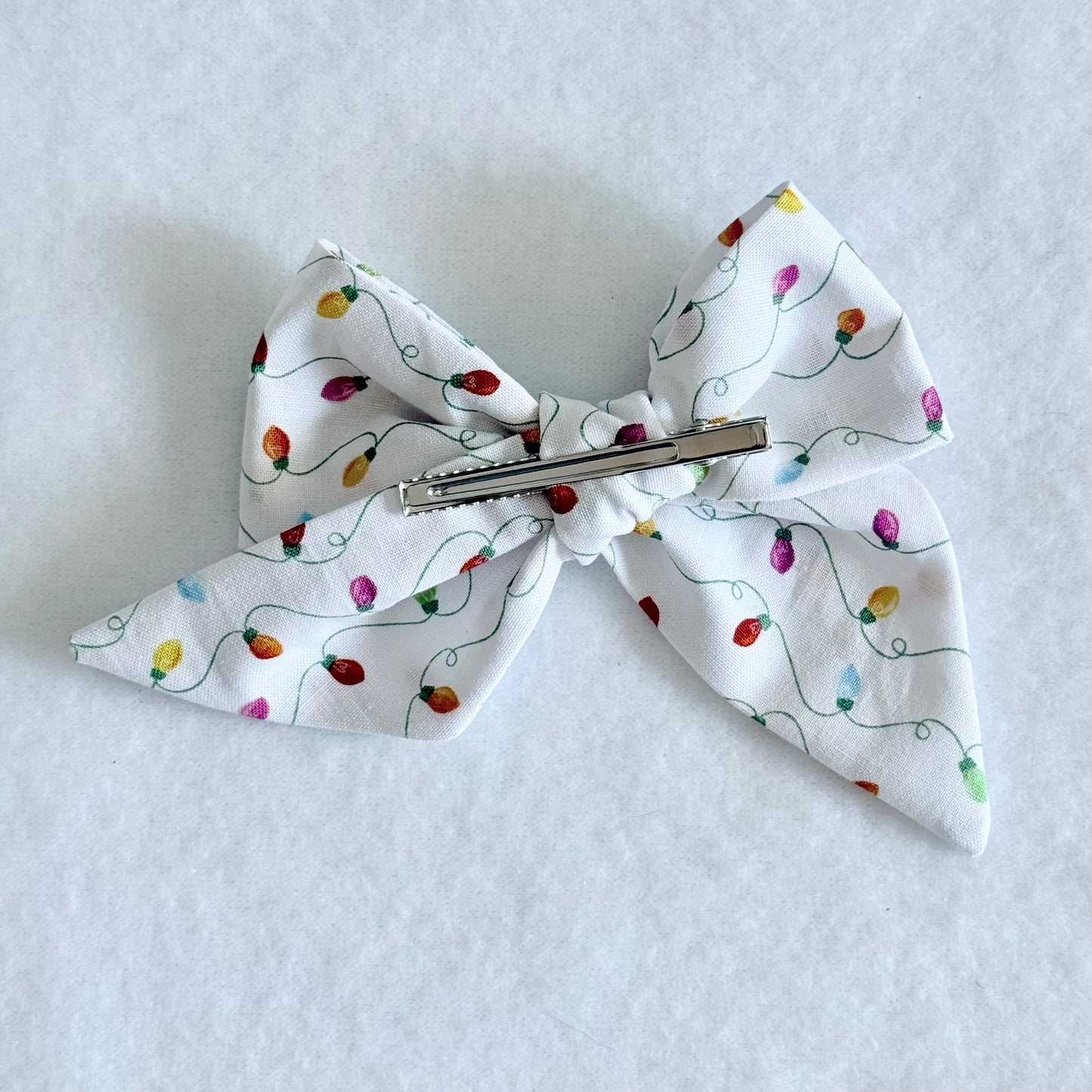 Holiday Bow Christmas Lights-Clip