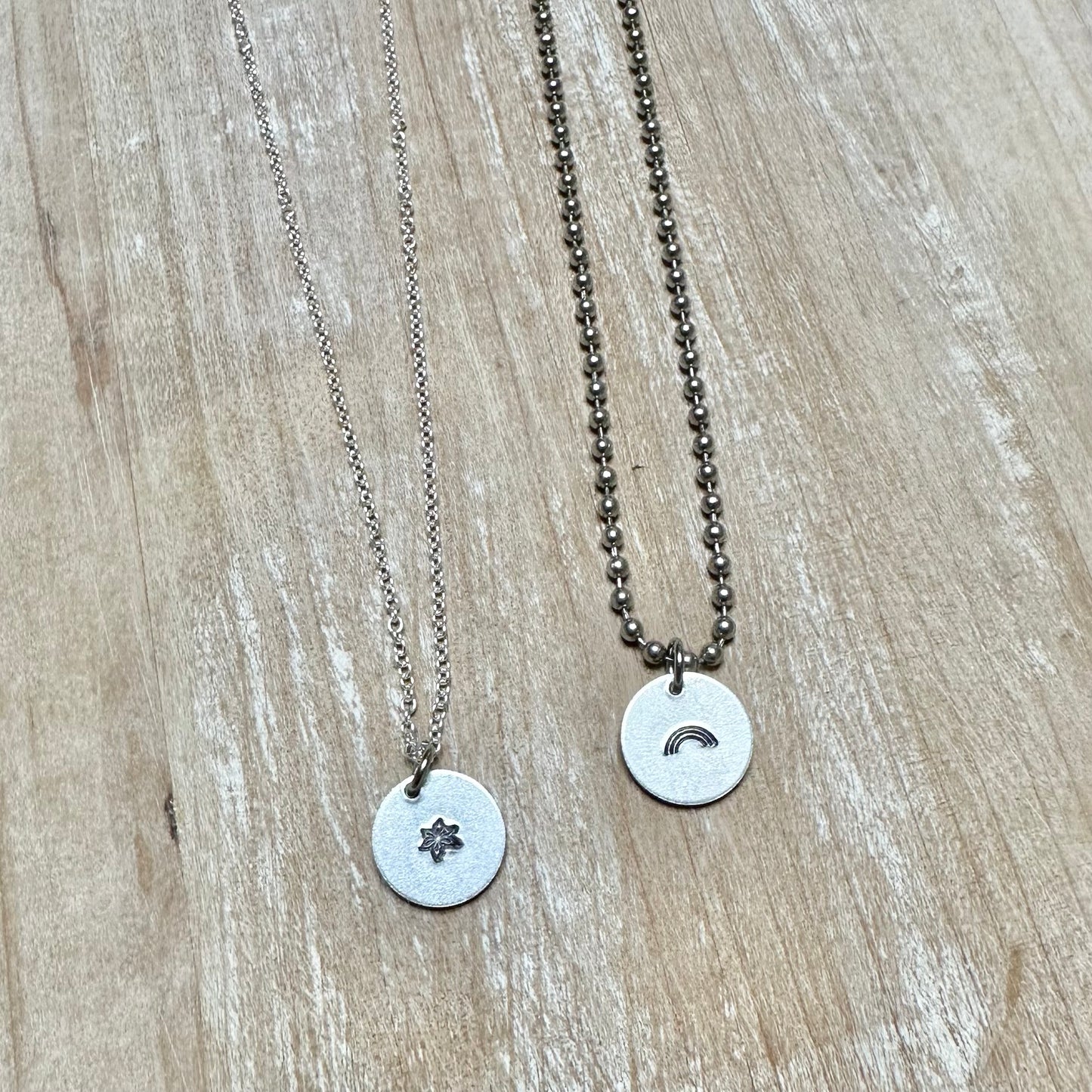 Dainty Disk Necklace