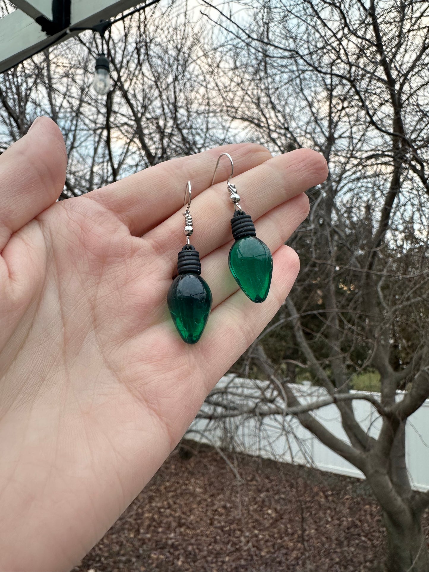 Christmas Lights Earrings