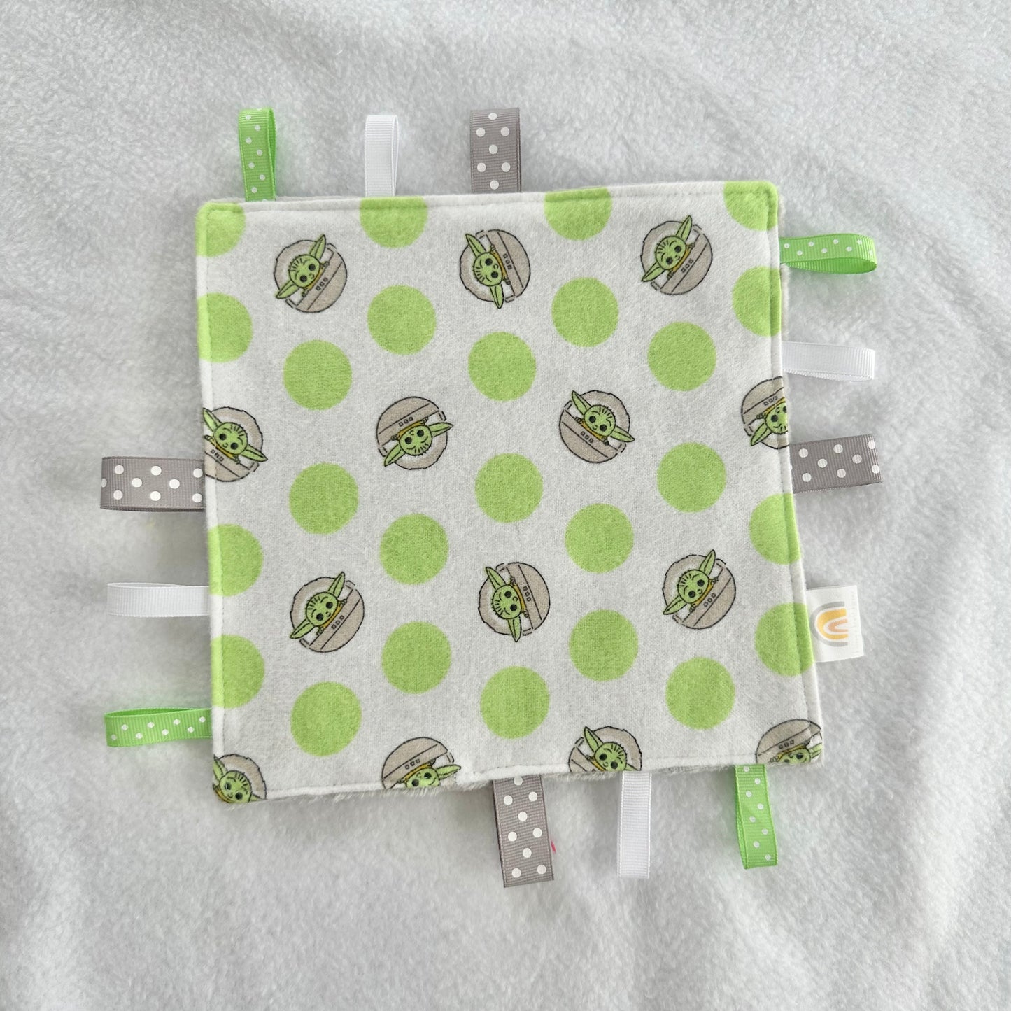 Baby Yoda Taggie Blanket Toy