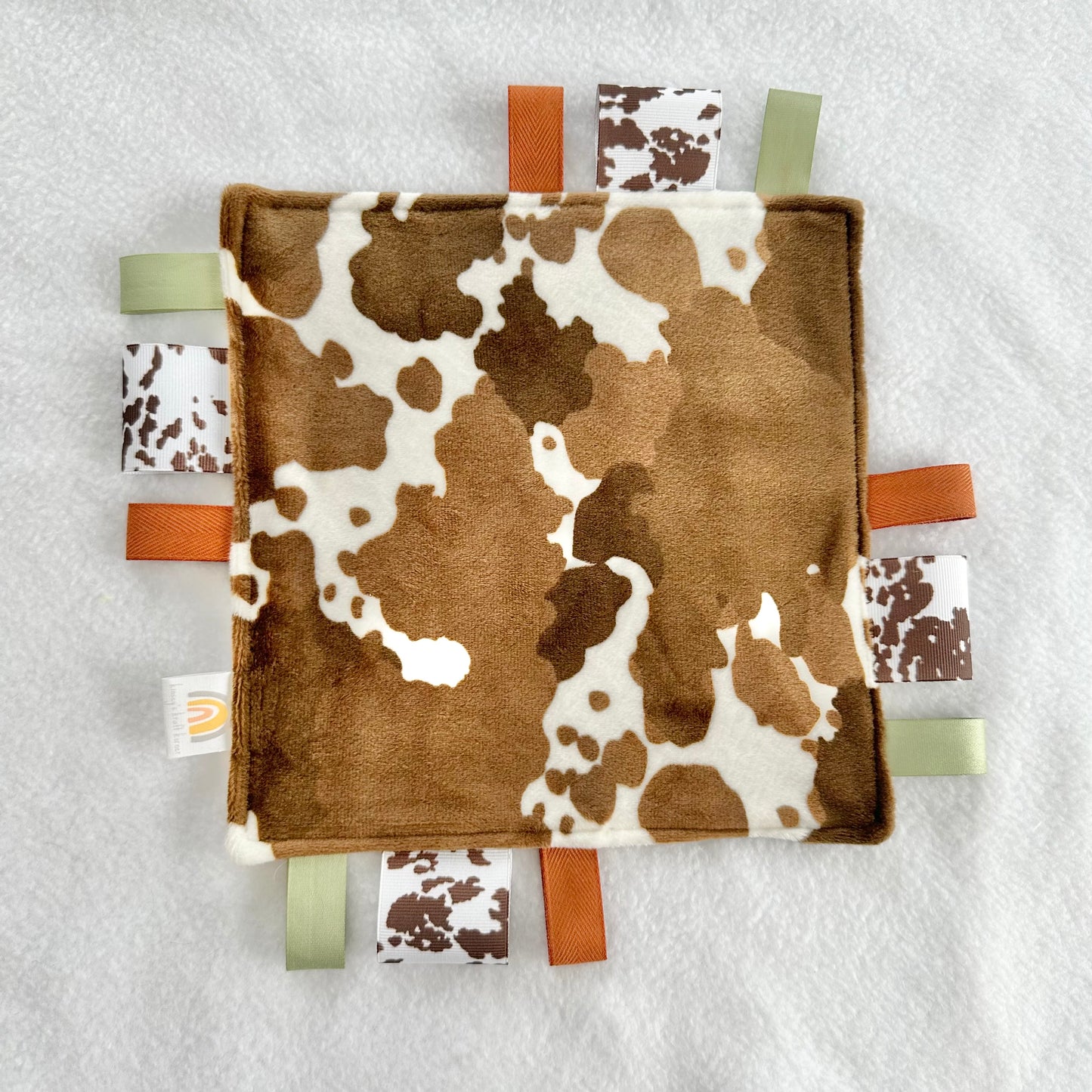Cowboy Boots Taggie Blanket Toy