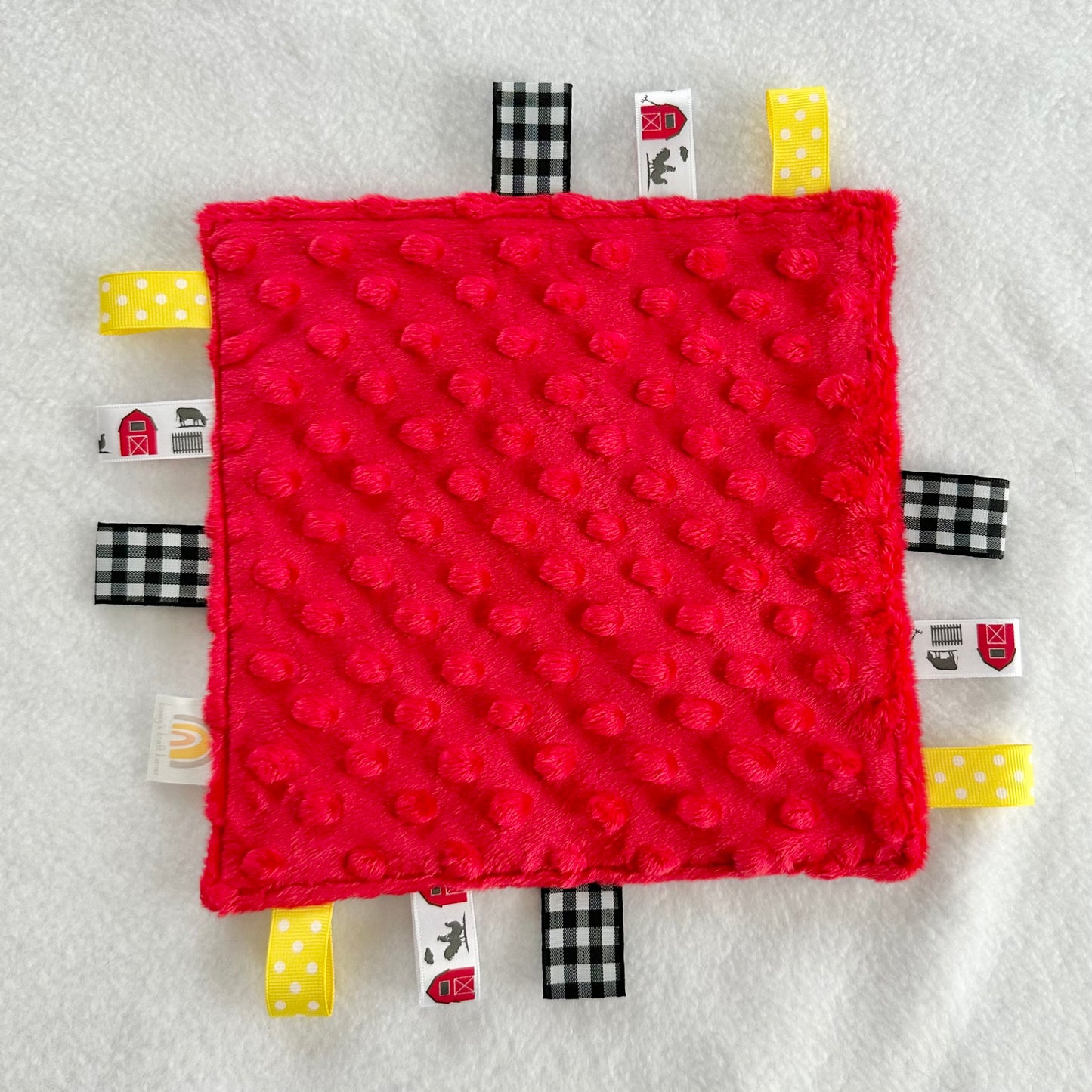Red Farm Taggie Blanket Toy
