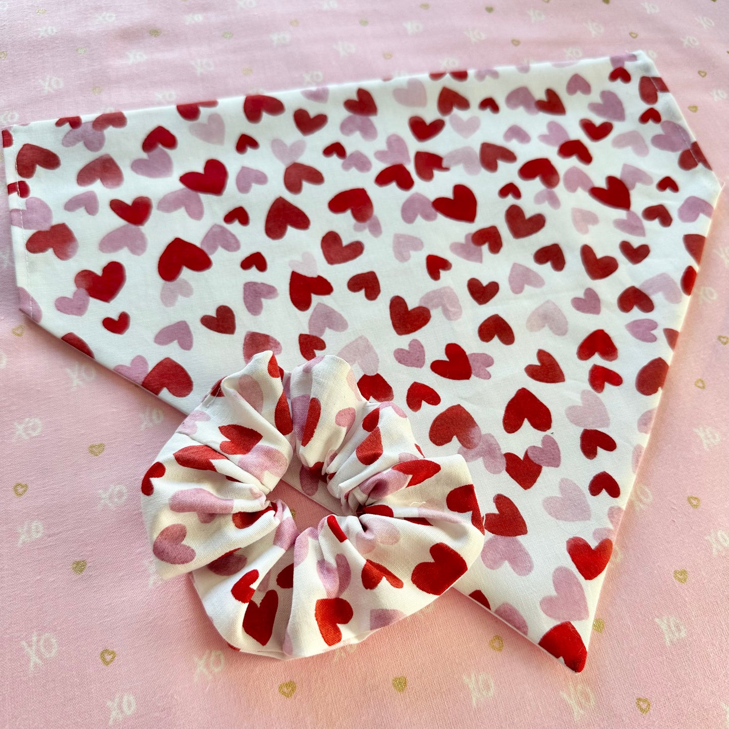 Hearts Scrunchie