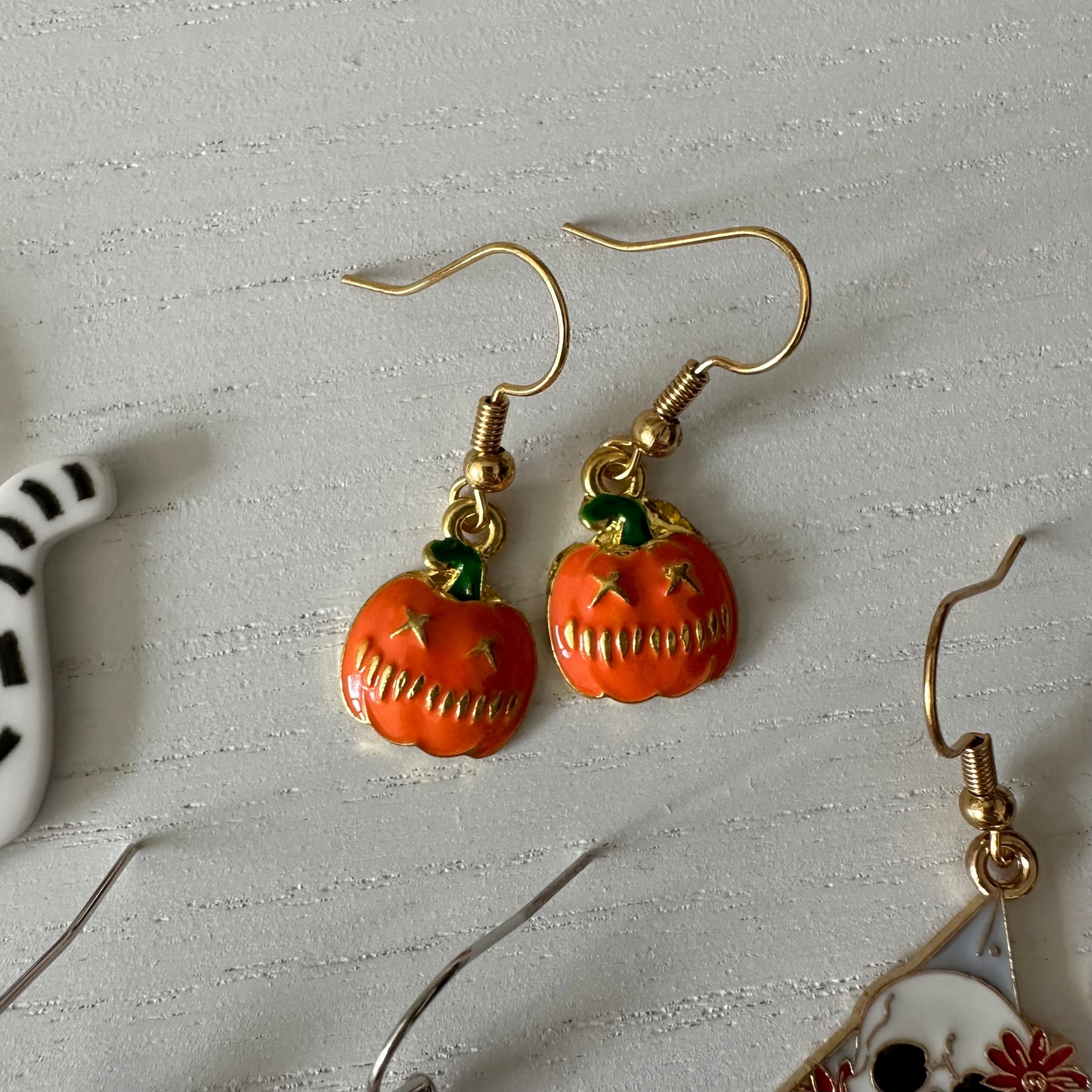 Spooky Pumpkin Earrings