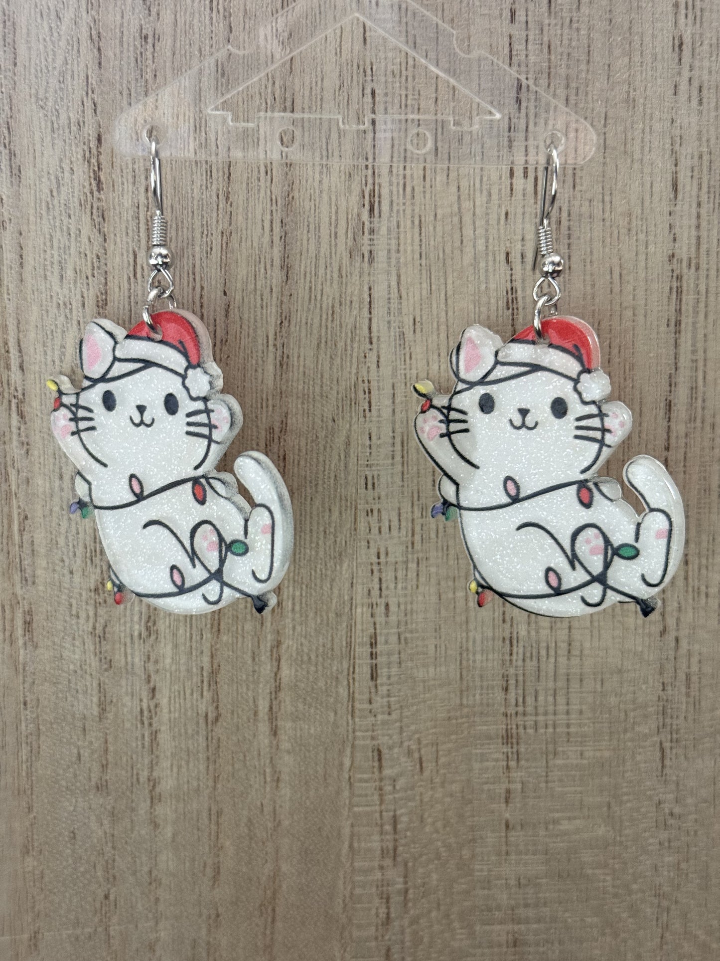 Christmas Cats Earrings