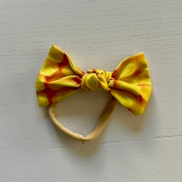 Yellow Corn Bow Infant Headband