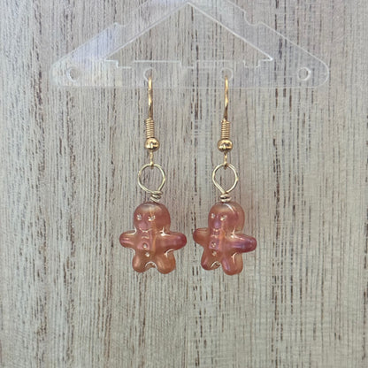 Christmas Gingerbread Men Earrings