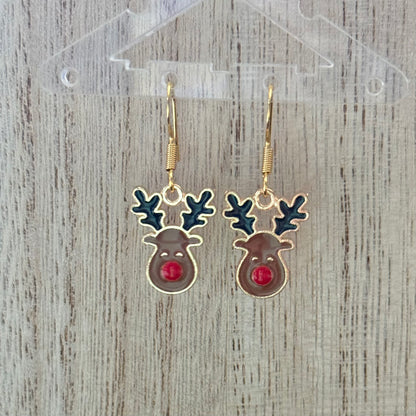 Christmas Reindeer Earrings