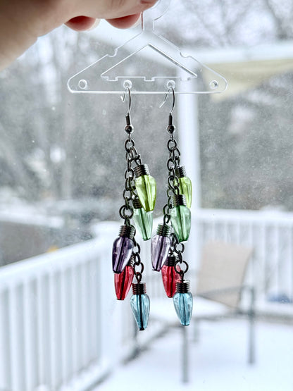 Christmas Lights String Earrings