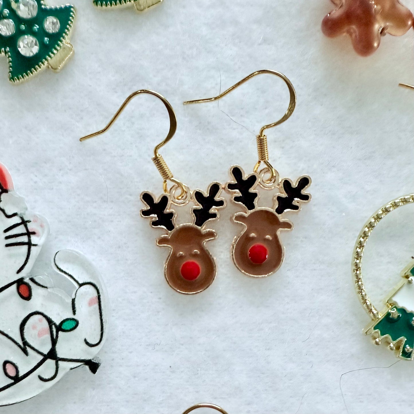 Christmas Reindeer Earrings