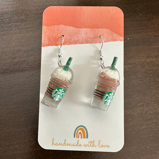 Blended Coffee Earrings