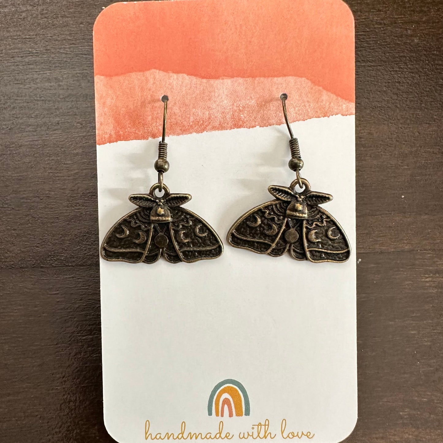 Spooky Moth Earrings