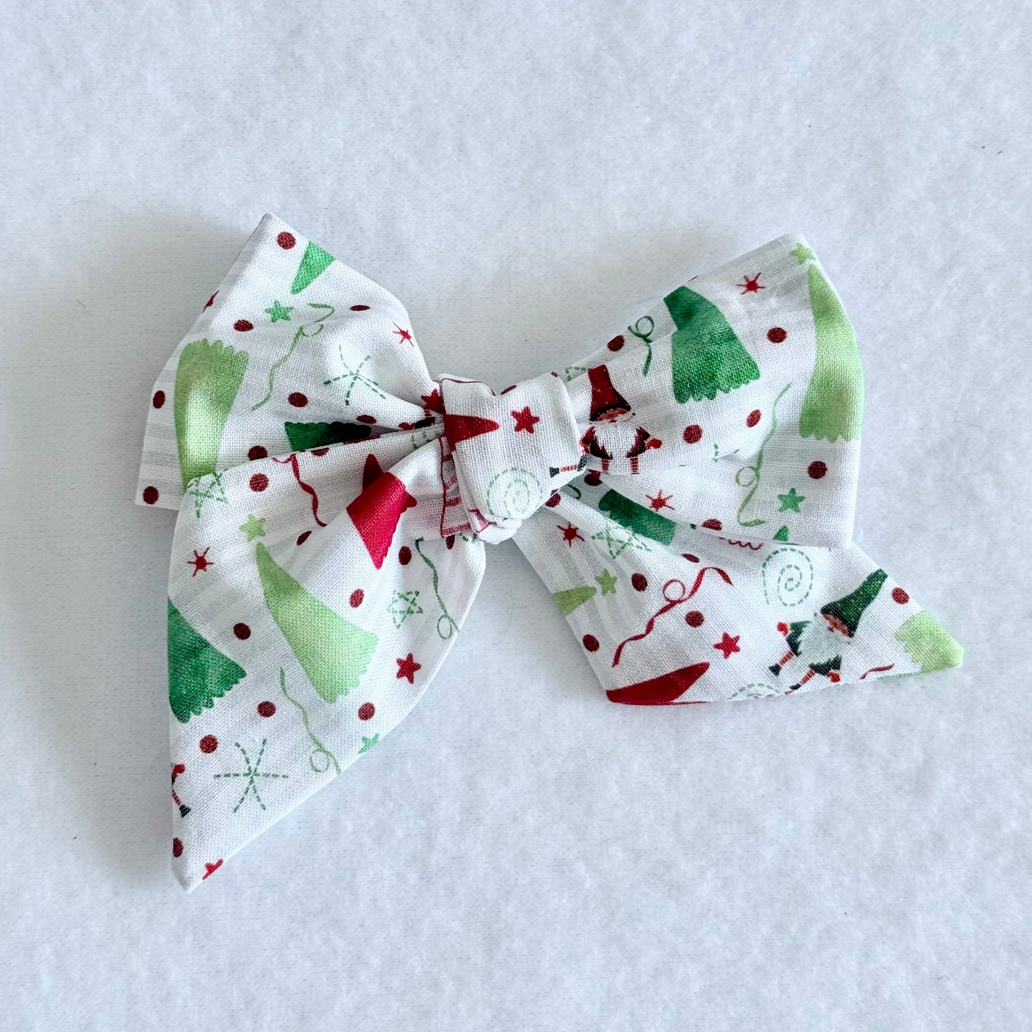 Holiday Bow Gnomes and Trees-Headband