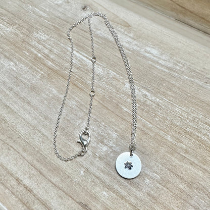 Dainty Disk Necklace