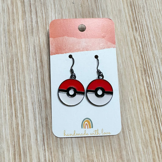 Poké Ball Earrings