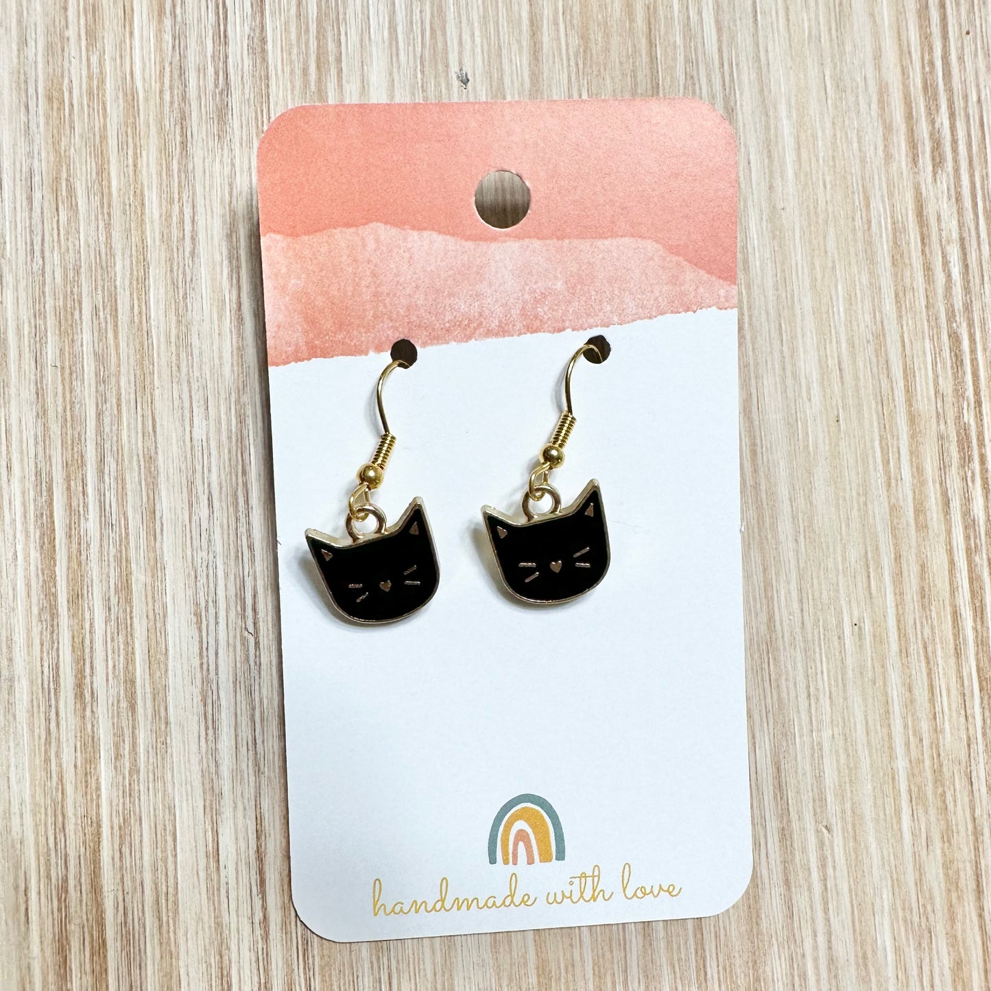 Cat Head Earrings