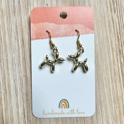 Balloon Dog Earrings