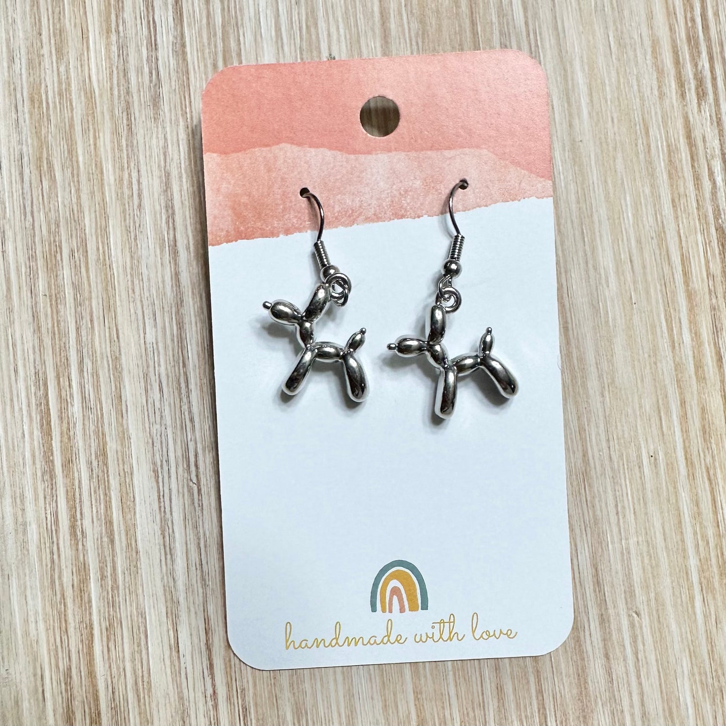 Balloon Dog Earrings