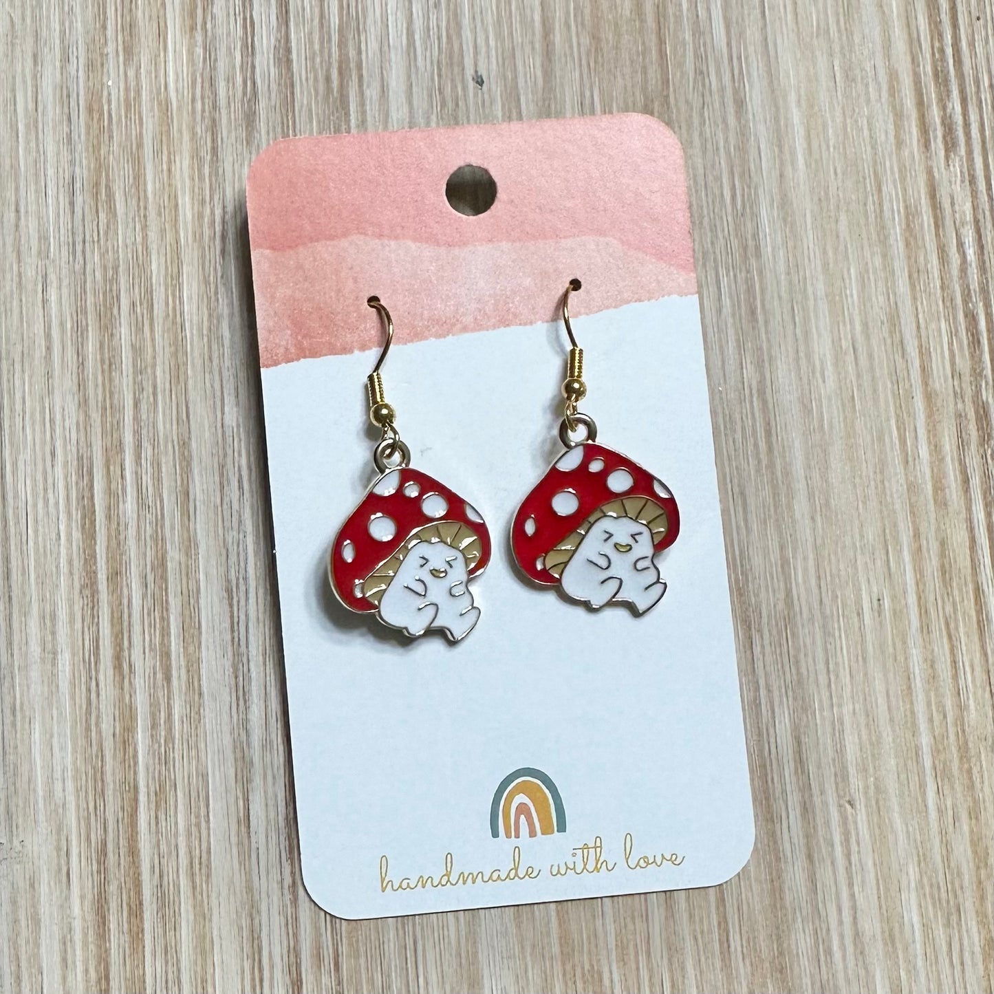 Mushroom Buddy Earrings