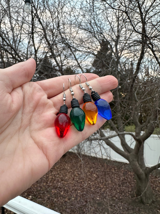 Christmas Lights Earrings