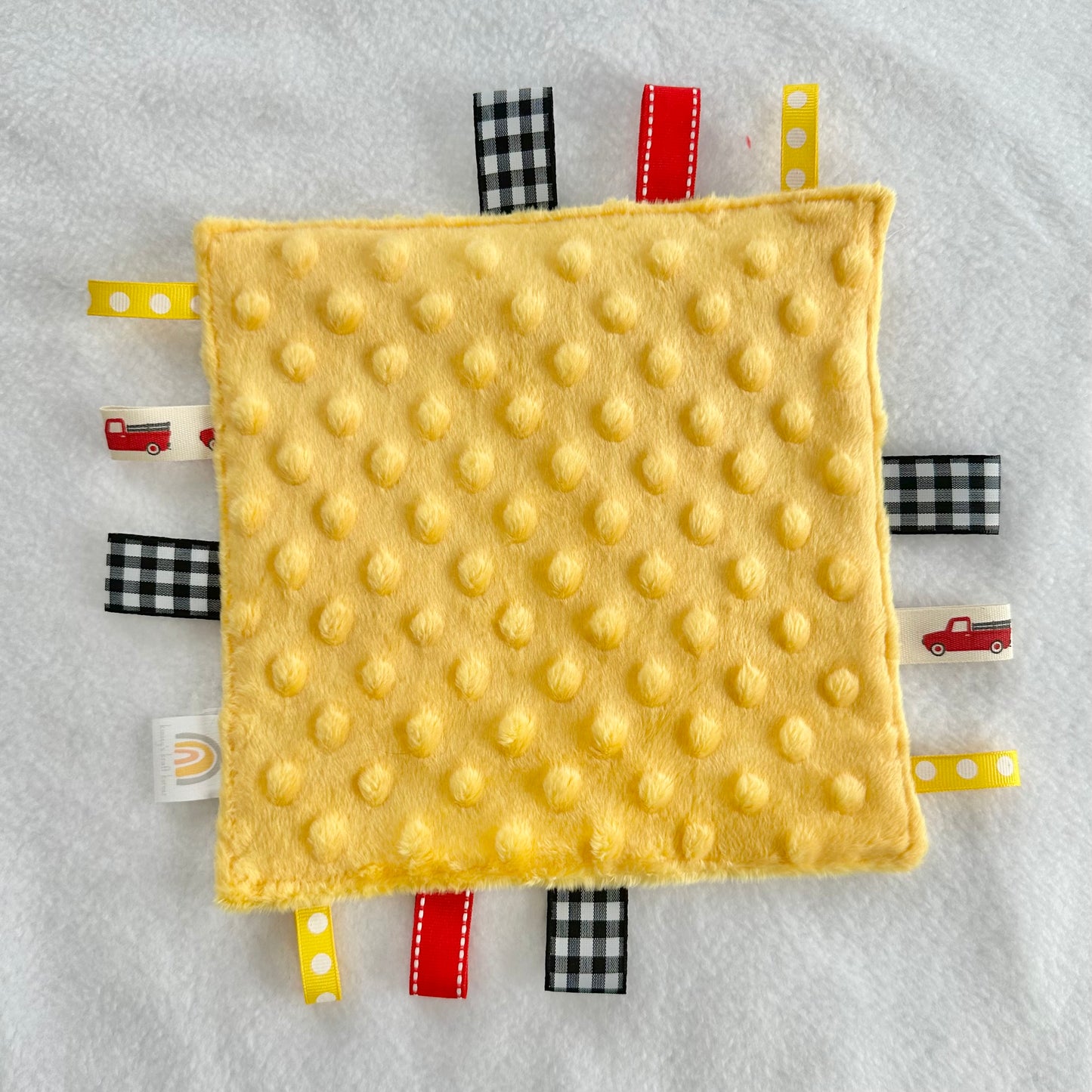 Yellow Farm Taggie Blanket Toy