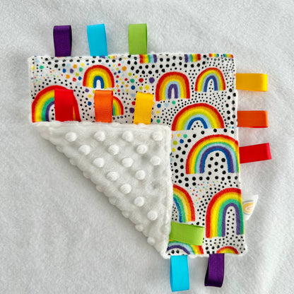 Rainbows Taggie Blanket Toy