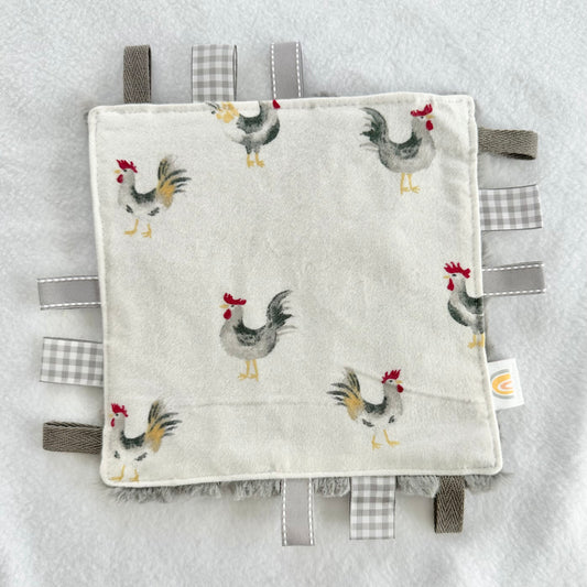 Neutral Chickens Taggie Blanket Toy