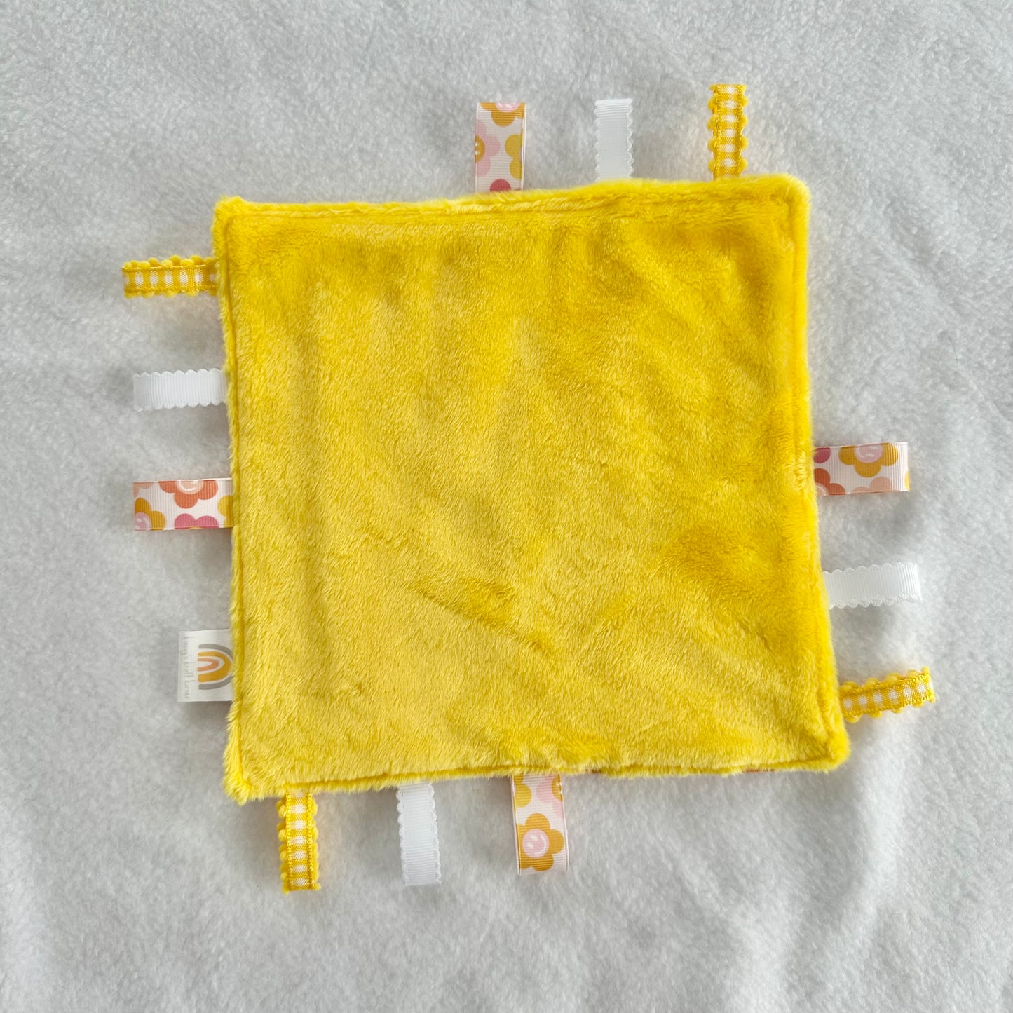 Retro Flowers Taggie Blanket Toy