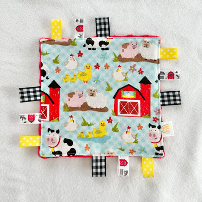 Red Farm Taggie Blanket Toy