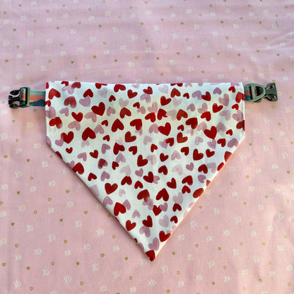 Hearts Dog Bandanna