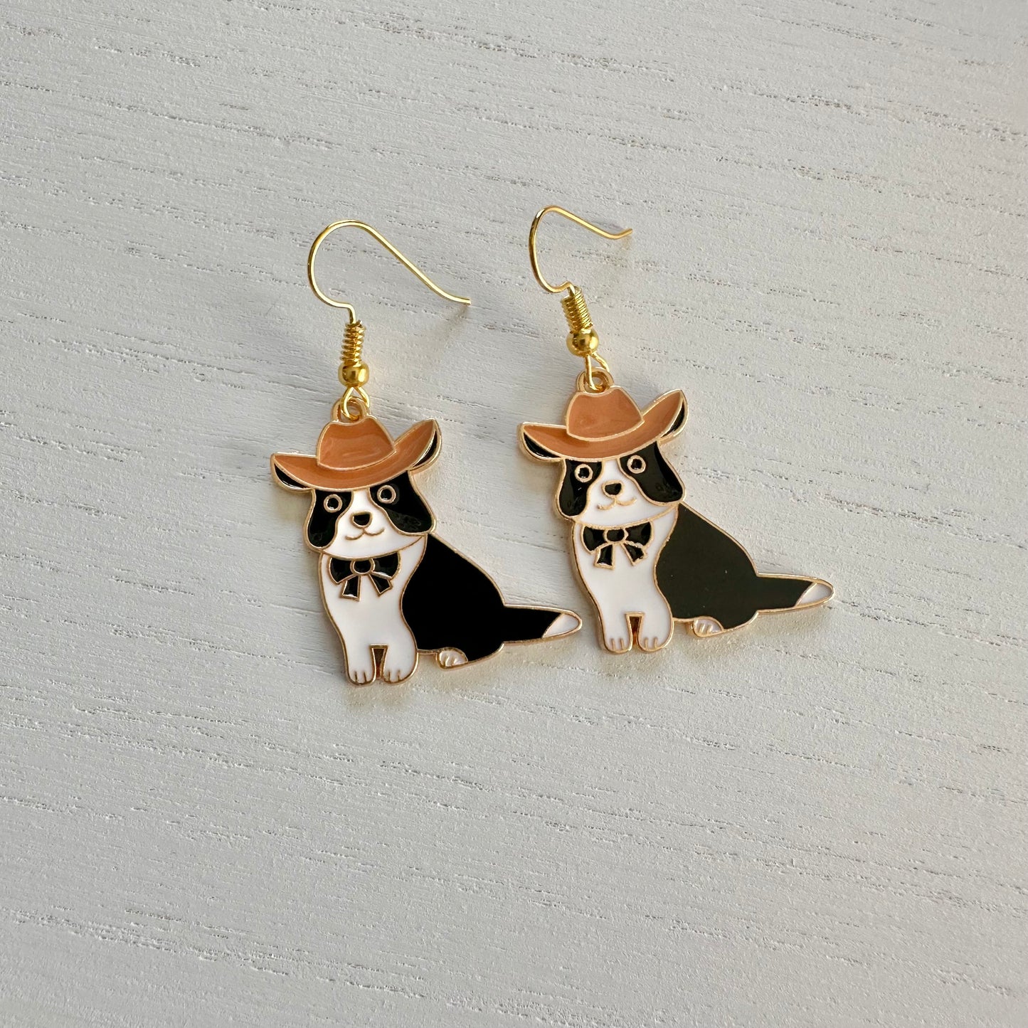 Sheriff Dog Earrings