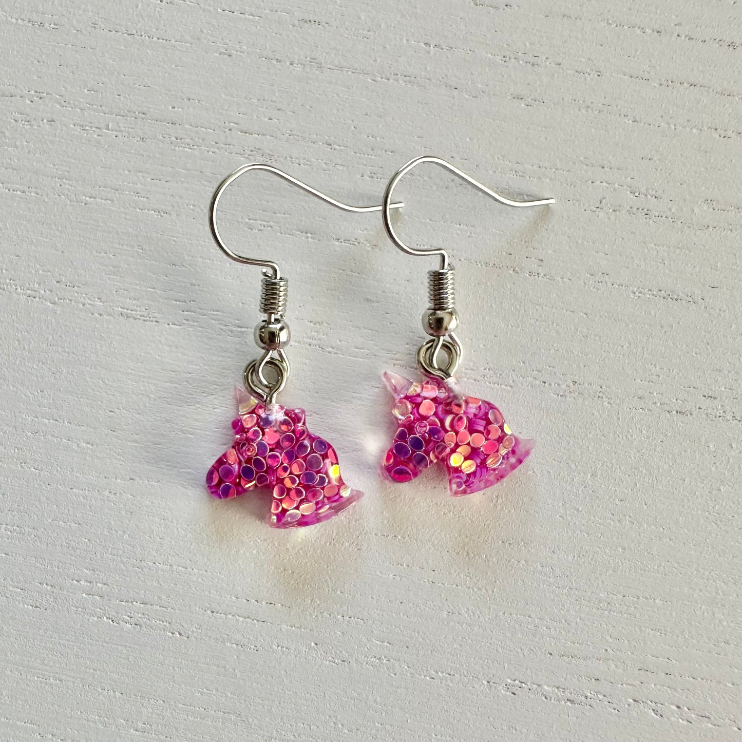 Glitter Unicorn Earrings