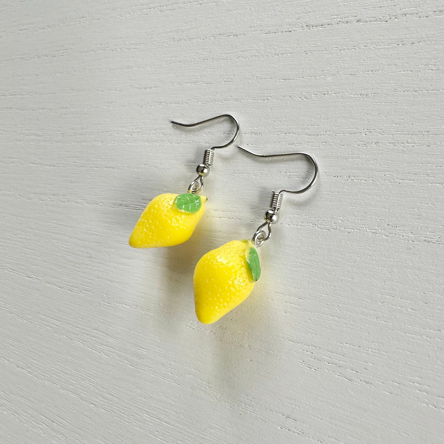 3D Lemon Earrings