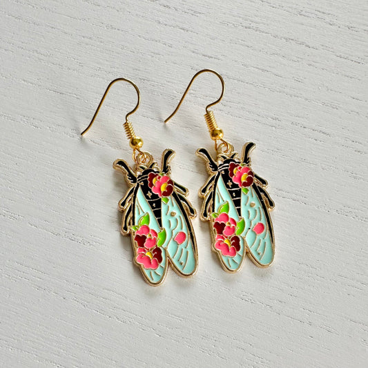 Floral Bug Earrings