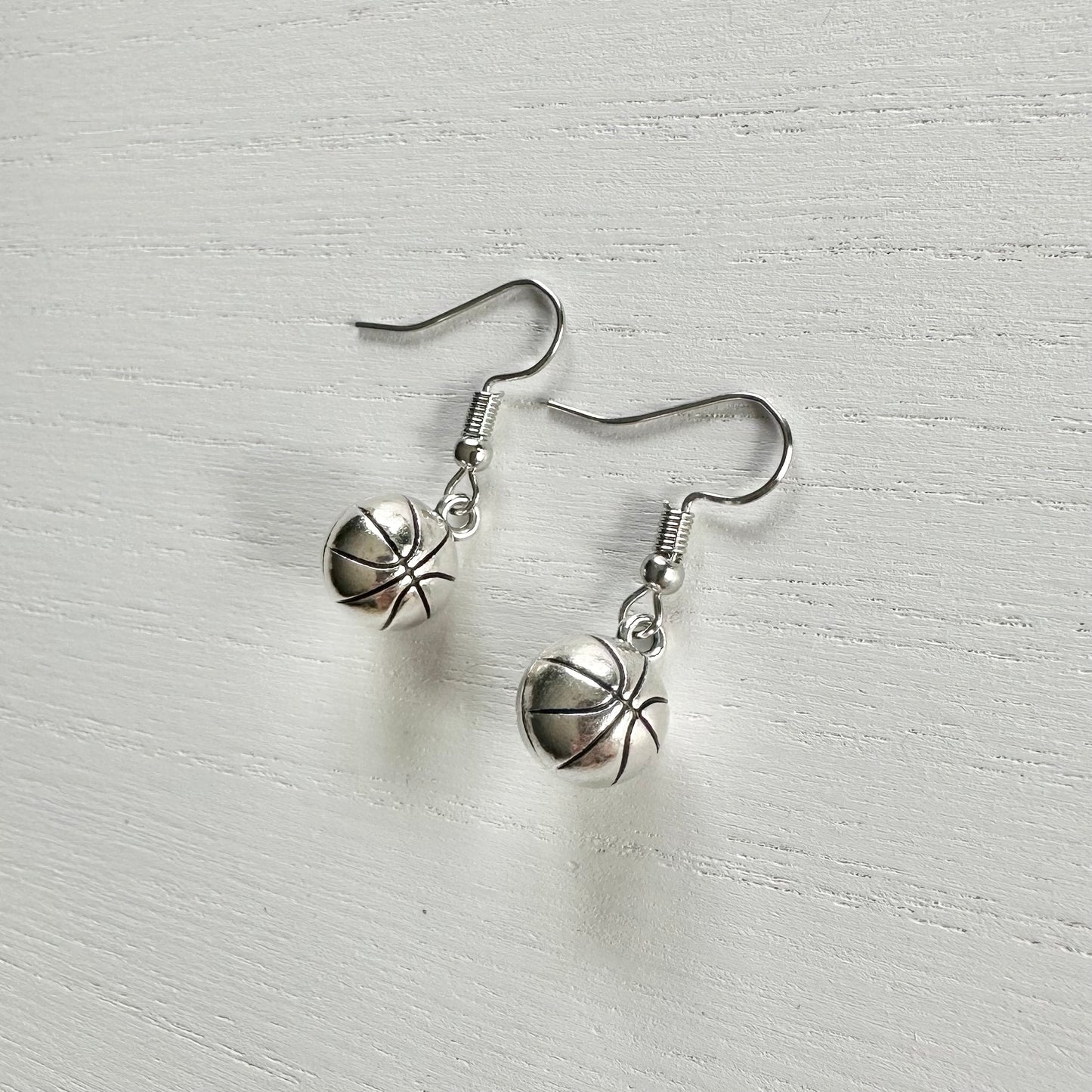 3D Basketball Earrings