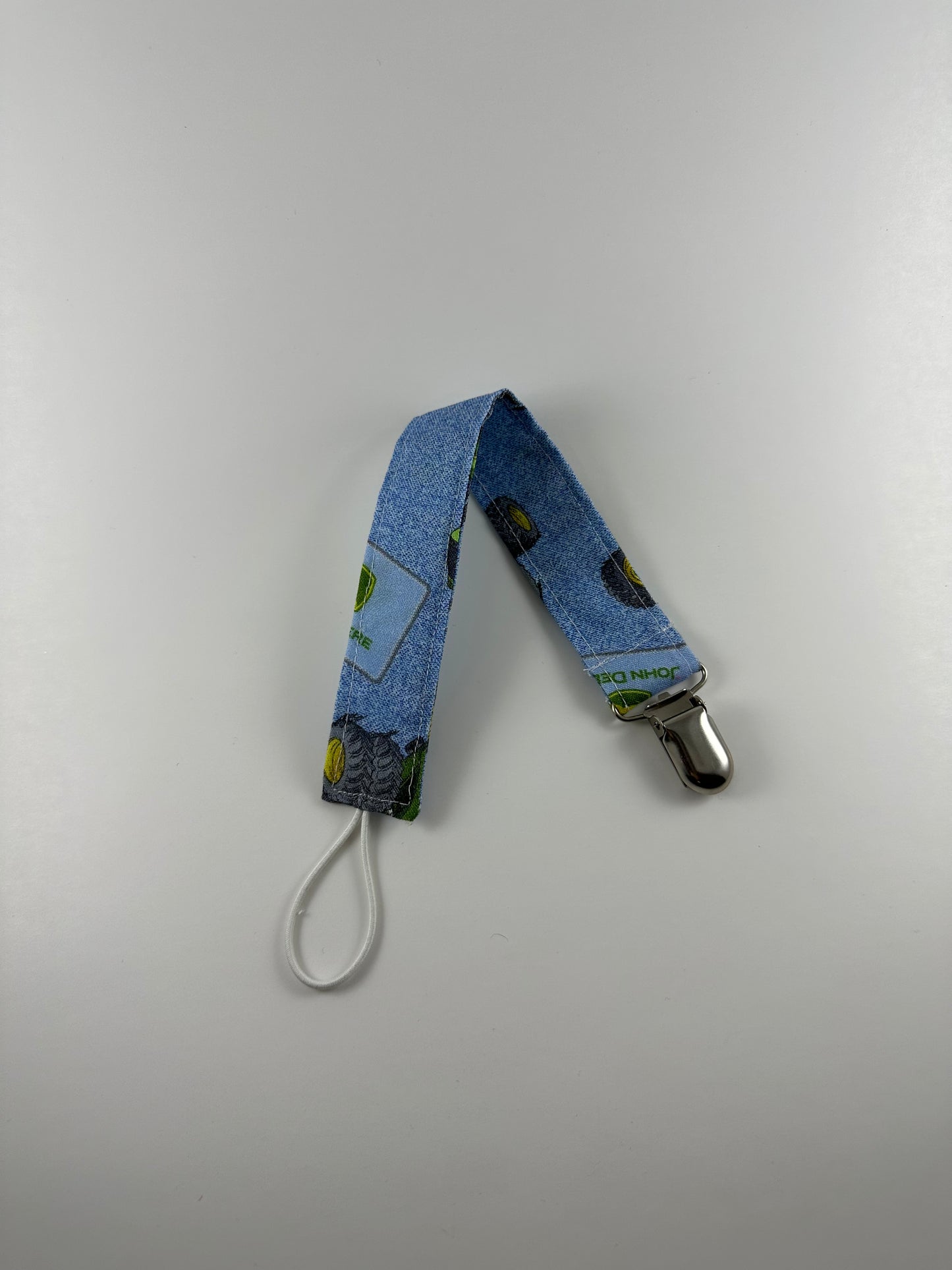 John Deere Tractor Pacifier Clip