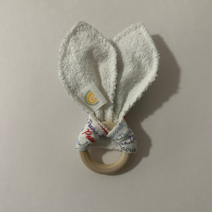 ND Script Bunny Ear Teether