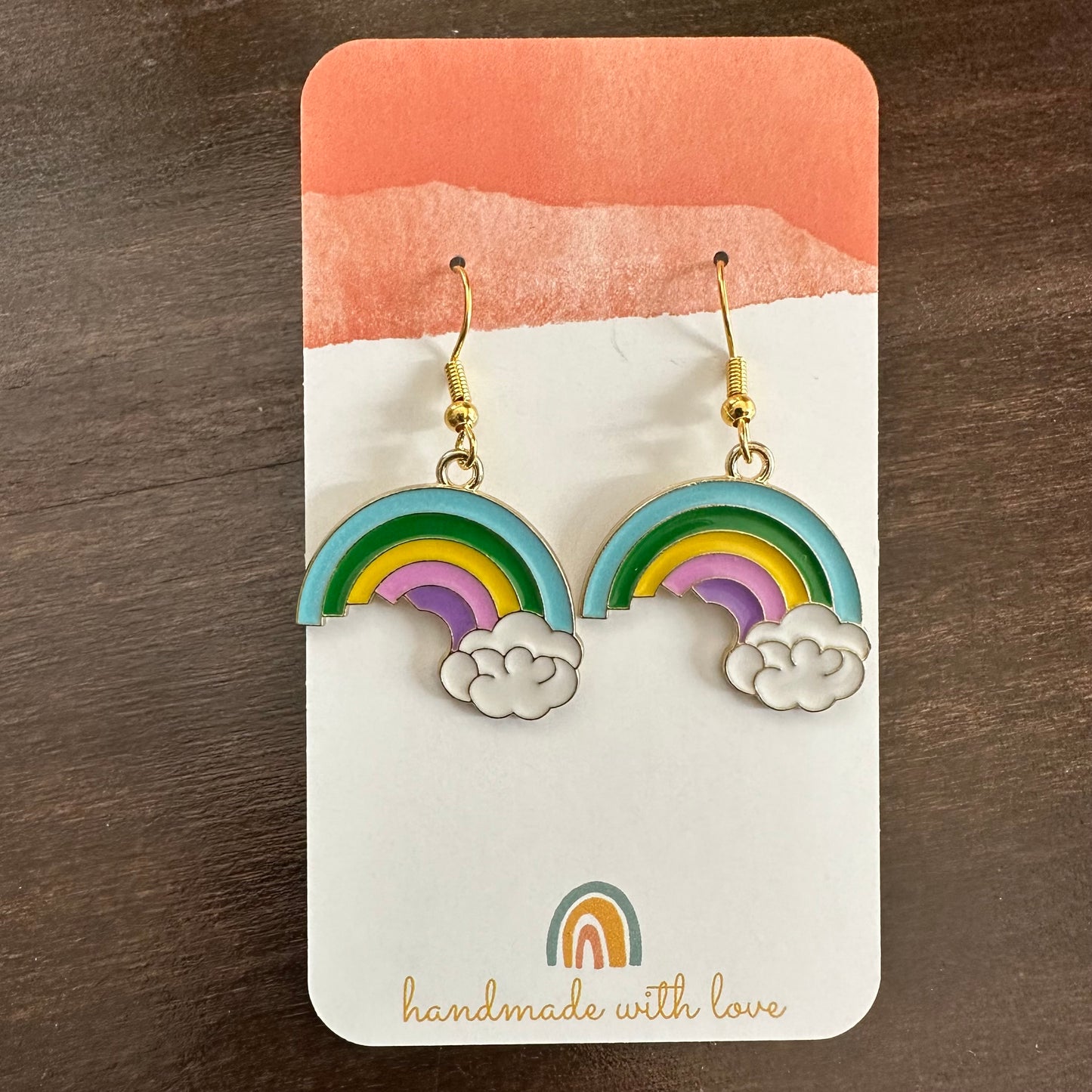 Rainbow Cloud Earrings