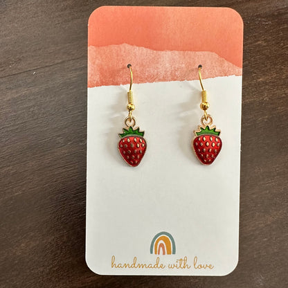 Strawberry Earrings