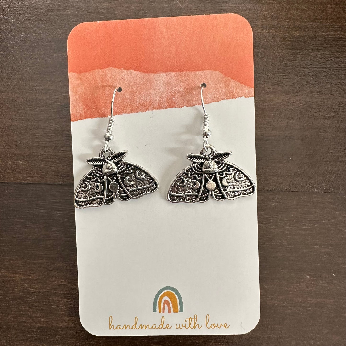 Spooky Moth Earrings