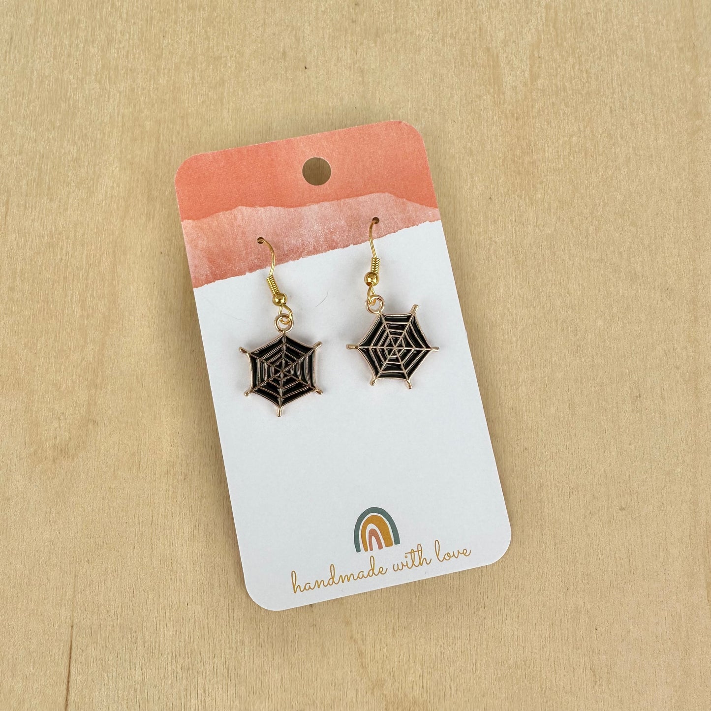 Spider Web Earrings