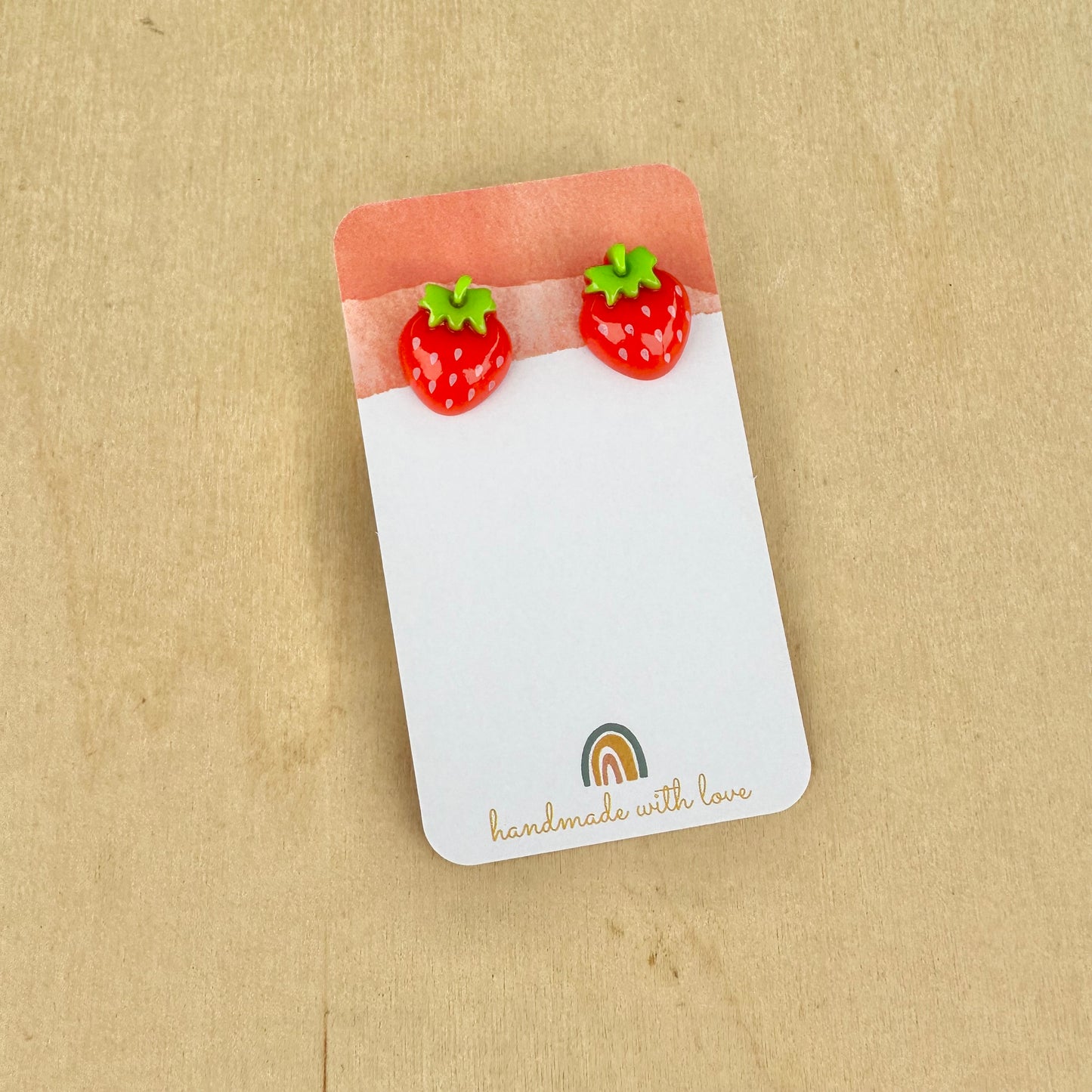 Strawberry Stud Earrings